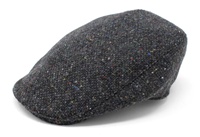 Image for Hanna Hats Traditional Irish Touring Cap - Gray Fleck