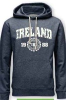 Image for Melange Hooded Sweatshirt, Bottle Green