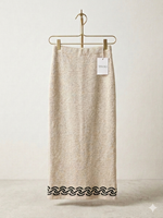 Image for Irish Linen and Cotton Celtic Swirl Skirt by Tivoli