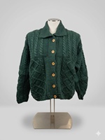Image for Latchfords of Ireland 6 Button Cardigan Green