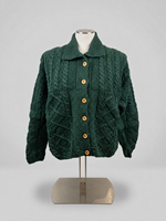 Latchfords of Ireland 6 Button Cardigan, Green