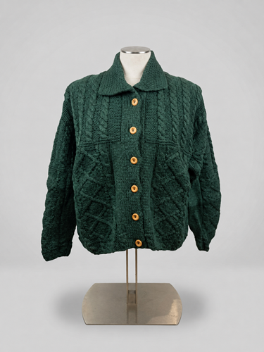 Image for Latchfords of Ireland 6 Button Cardigan, Green