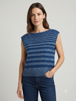 Image for Bill Baber Yarrow Top, Denim