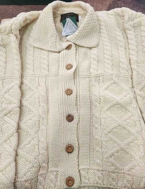 Image for Callan Wool Cardigan with Knit Collar