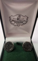 Image for Black Celtic Knot Cufflinks Boxed