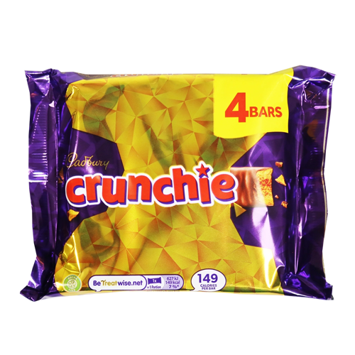 Cadbury Crunchie Bars 4 Pack 32g