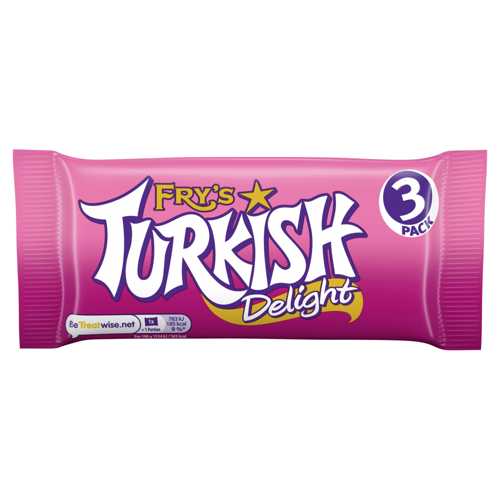 Image for Frys Turkish Delight Chocolate Bar 3 Pack 153g
