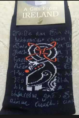 Image for Irish Kells Script Socks