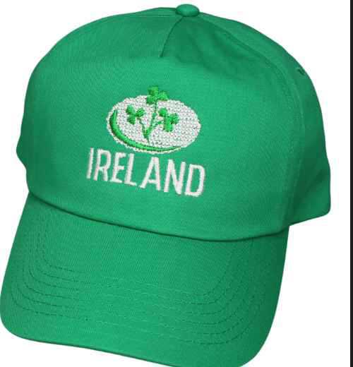Image for Green Ireland Shamrock Baseball Cap KIDS