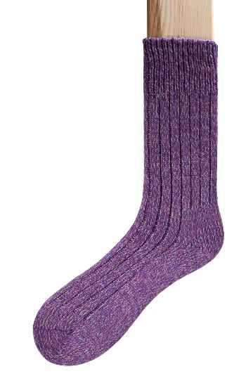 Image for Grange Craft Connemara Heathers Socks, Purple
