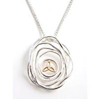 Image for Keith Jack Celtic Cradle of Life Sterling Silver and Gold Pendant