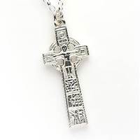 Image for 14K White Gold High Cross Of Cashel