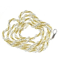 Image for Two-Tone 24" Diamond Cut Chain