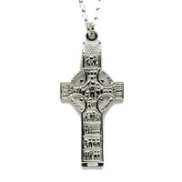 Image for High Cross Of Scriptures - Clonmacnoice - Sterling Silver