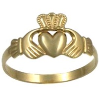 Image for 14K Gold Claddagh Ring