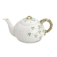 Belleek China Shamrock Teapot