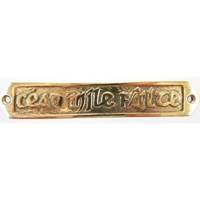 Image for Brass Cead Mile Failte Wall Plaque, Small