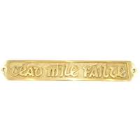 Image for Brass Cead Mile Failte, Large