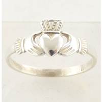 Image for Baby Claddagh Ring Sterling Silver