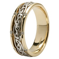 14Kt Gold Celtic Design Ladies Wedding Ring