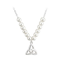 First Communion Trinity Knot Pendant