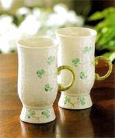 Image for Shamrock Irish Coffee Mugs, Pair
