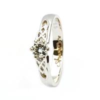 Image for 14kt White Gold .25ct Trinity Round Diamond Ring